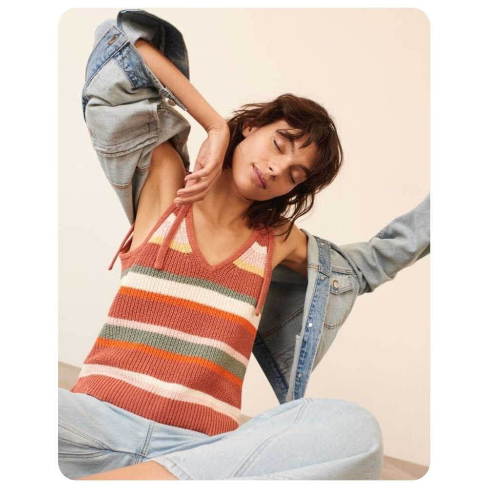 Madewell Multicolor Striped Tank Top